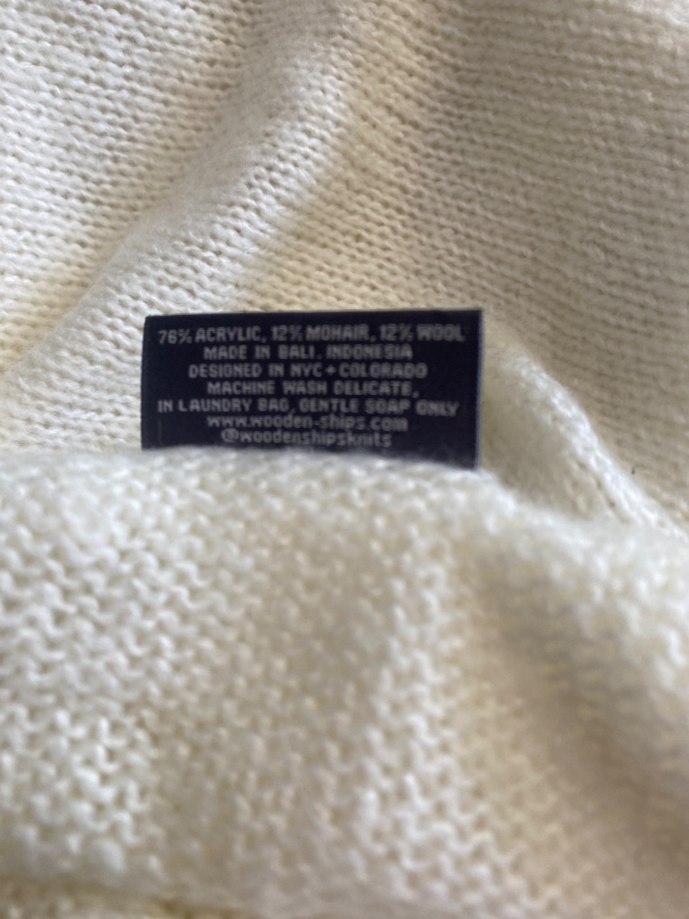 Wooden Ships M/L Butterflies Knit Sweatwer - Picture 10 of 11